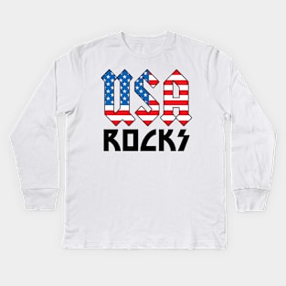 4th of July Independence Day Kids Long Sleeve T-Shirt